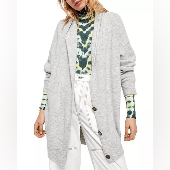 Free People Sweaters - Free People | Eucalyptus Long Cardigan